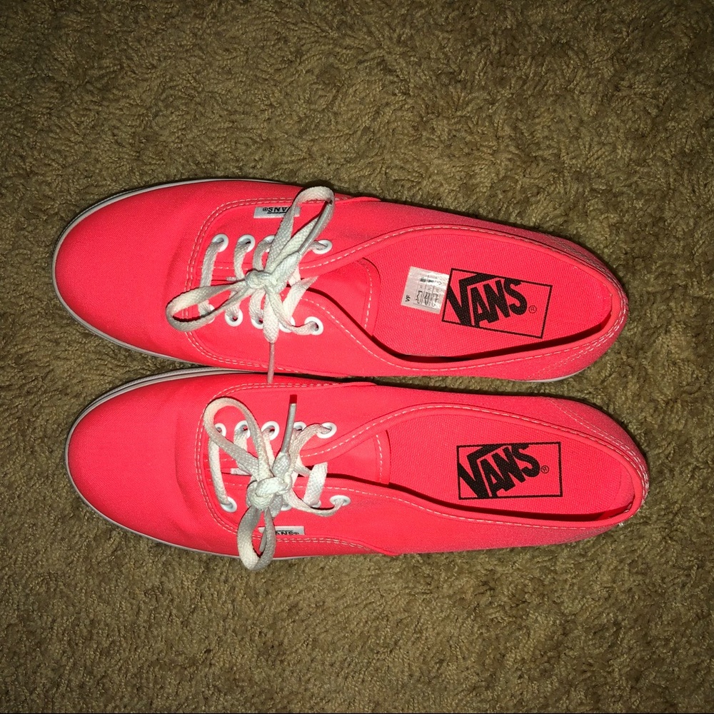 Neon pink vans